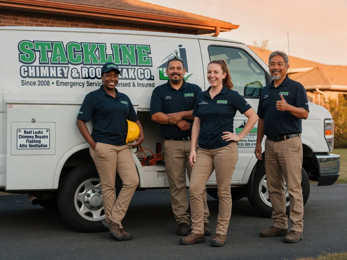 Chimney flashing repair company in Washburn, IL